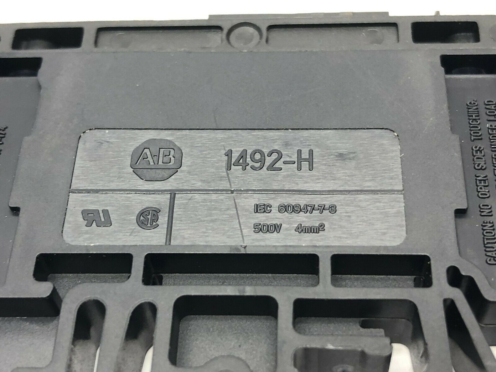 Allen Bradley 1492-H6 Terminal Block Fuse Holder 15A 300V AC/DC Black - Maverick Industrial Sales