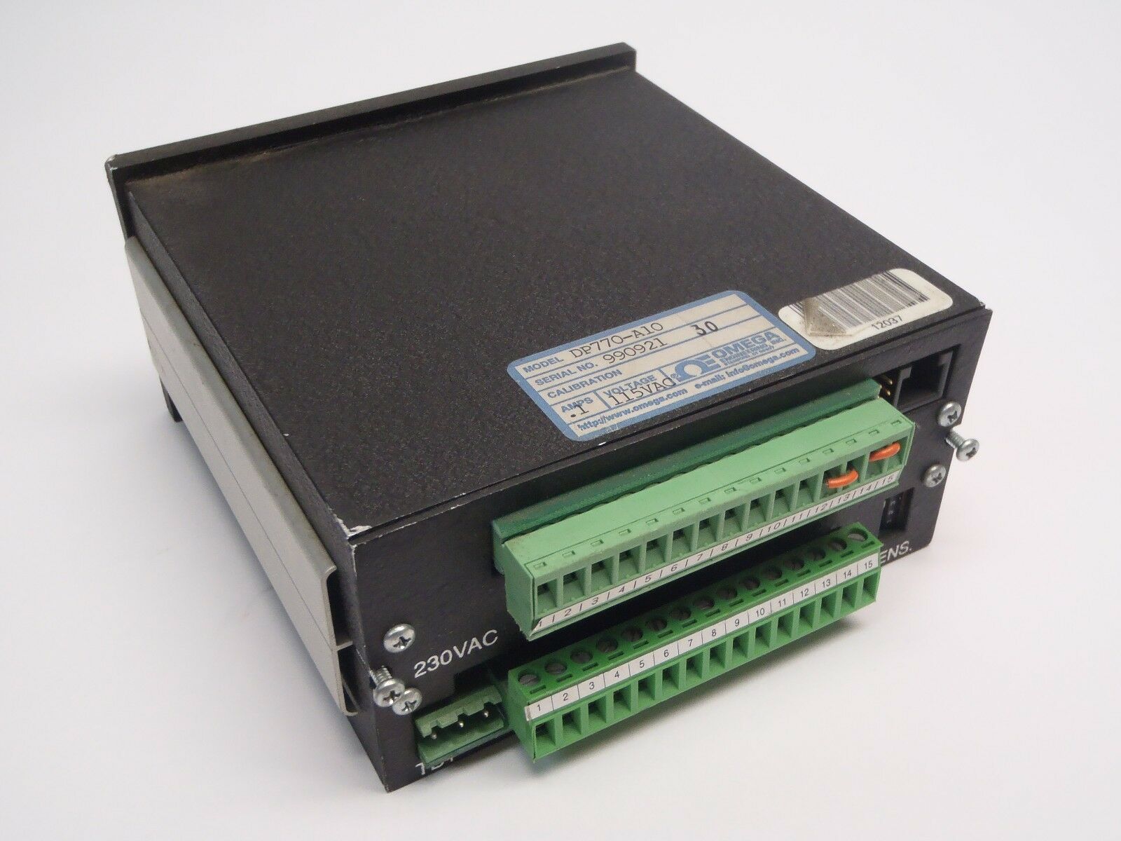 Omega DP770-A10 Digital Voltmeter 990921 .1A 115VAC - Maverick Industrial Sales