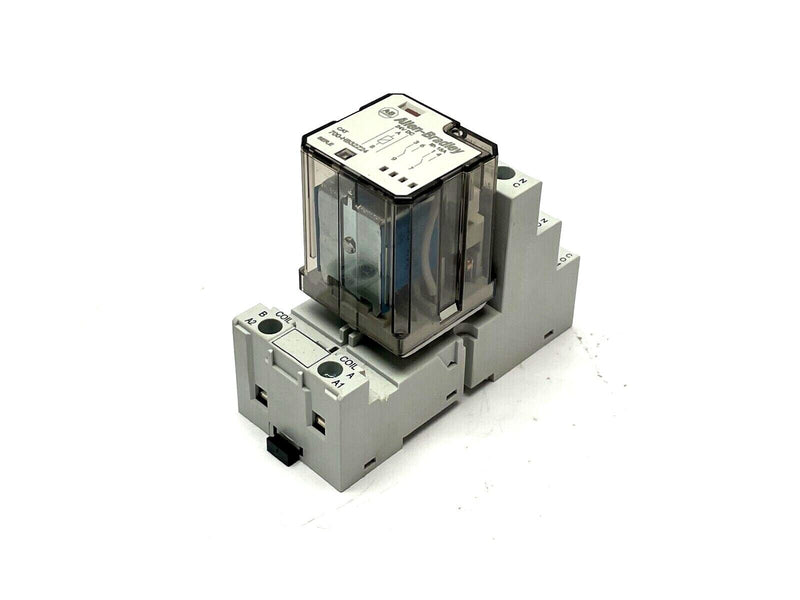 Allen Bradley 700-HB33Z24 Ser. E Relay w/ 700-HN153 Ser. B Relay Base - Maverick Industrial Sales