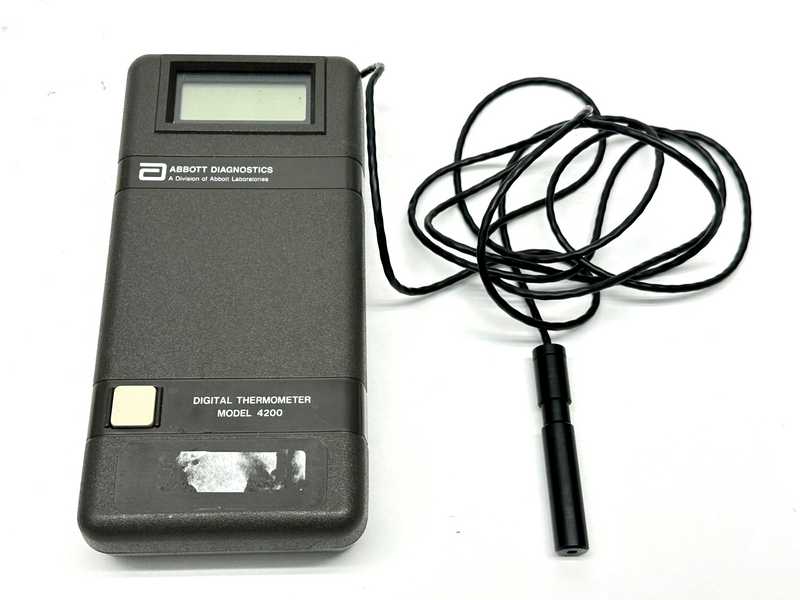 Abbott Diagnostics Digital Thermometer Model 4200 - Maverick Industrial Sales