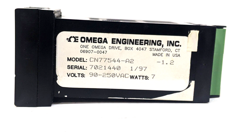 Omega CN77544-A2 MicroMega Temperature Controller 90-250V 7W - Maverick Industrial Sales