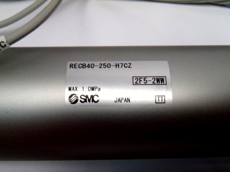 SMC RECB40-250-H7CZ REC Sine Cylinder 250mm Stroke 40mm Bore w/ 2x H7C Switches - Maverick Industrial Sales