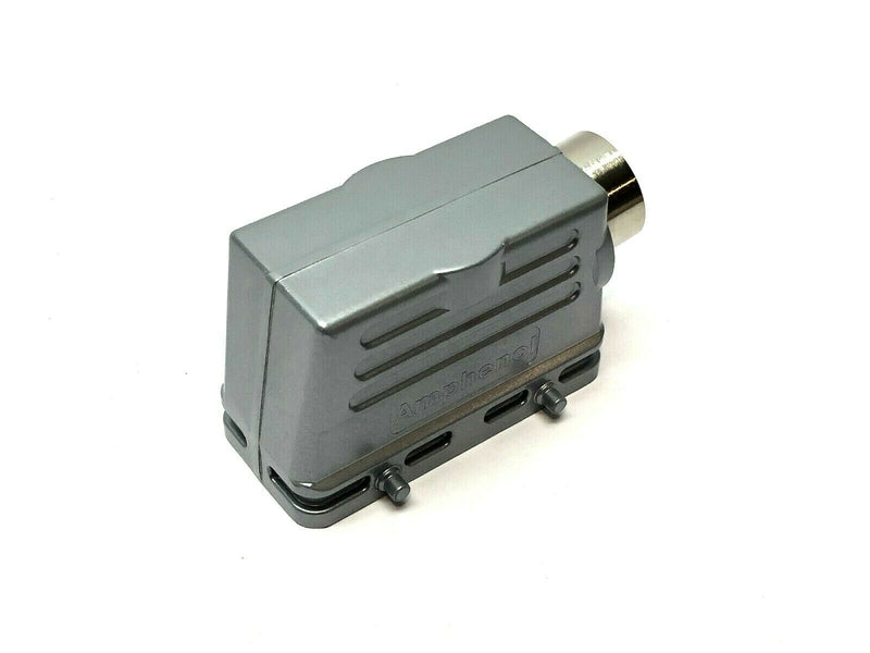 Amphenol C146 10G016 500 1 Heavy Duty Power Connectors Side Entry Hood - Maverick Industrial Sales