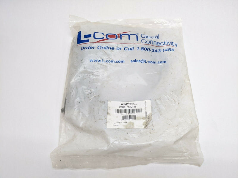 L-com CSM15MM-25 Molded D-Sub Cable - Maverick Industrial Sales