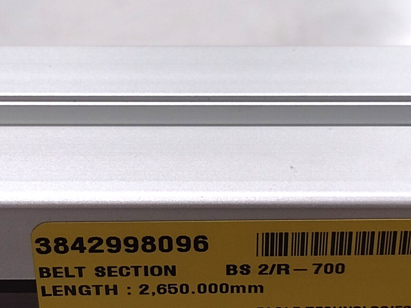 Bosch Rexroth 3842998096 Belt Section BS 2/R-700 TS2 Plus Longitudinal Conveyor - Maverick Industrial Sales