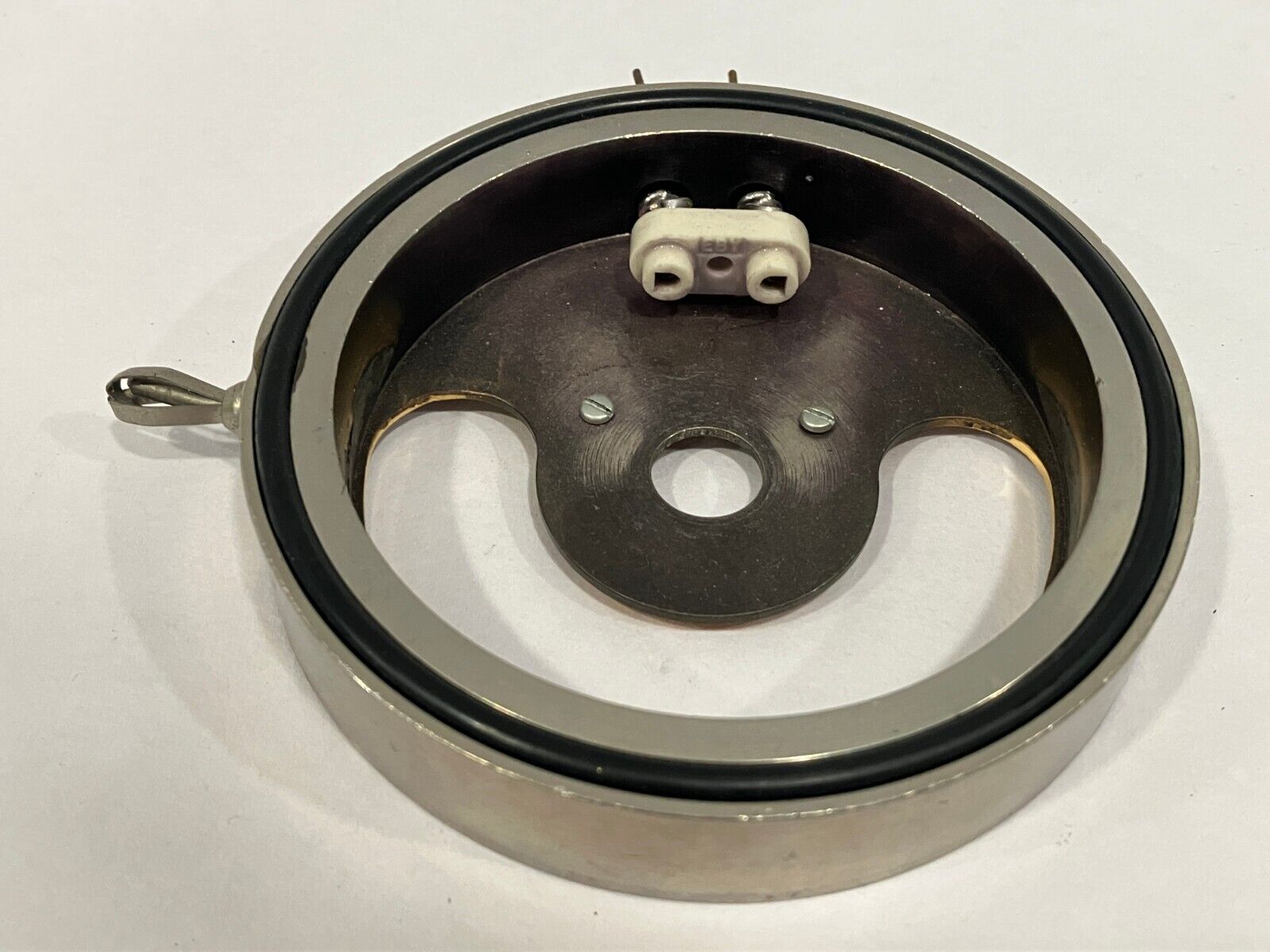 Gold Plating Oscillator System Filament Fixture 3.87" OD, 3" ID, .75" H - Maverick Industrial Sales