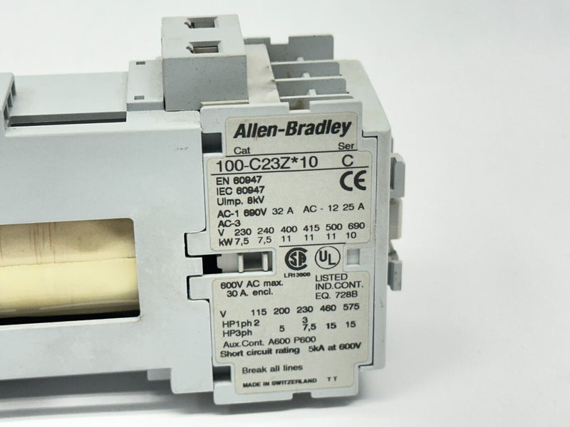 Allen Bradley 100-C23ZJ10 Ser C Contactor 3-Pole 24VDC Coil - Maverick Industrial Sales