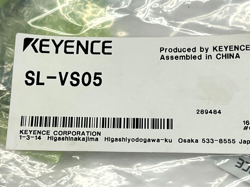 Keyence SL-VS05 Serial Connection Light Curtain Transmitter/Receiver Cables 0.5m - Maverick Industrial Sales