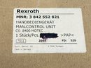 Bosch Rexroth 3842552821 Manual Control Unit 8400MOTEC - Maverick Industrial Sales