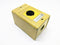 Allen Bradley 800H-1HZ Yellow Painted Steel Electrical Enclosure 4-1/2"x3"x3" - Maverick Industrial Sales