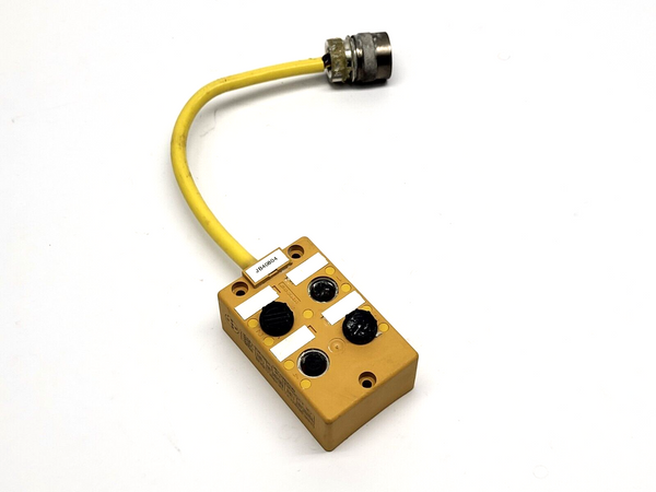 Escha JB40804 4-Port Junction Box w/ Cable and 10 Pin Connector - Maverick Industrial Sales