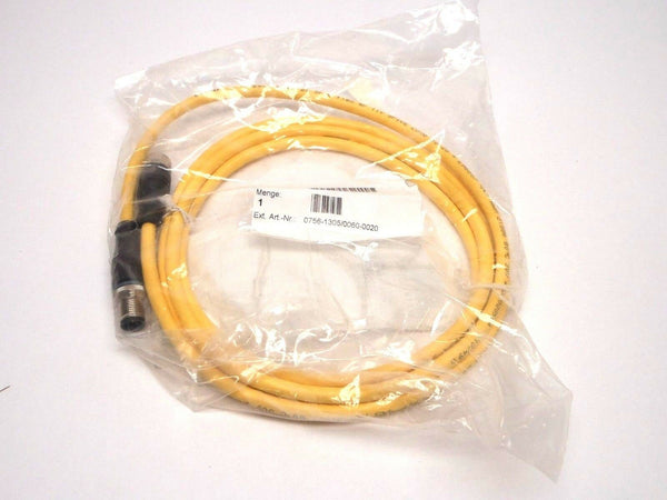 Wago 756-1305/060-020 SBUS Kabel M12 BU/ST Axial 2.00M 5-POL - Maverick Industrial Sales