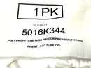Polypropylene High PSI Compression Insert Fitting 3/8" Tube OD PKG OF 10 - Maverick Industrial Sales