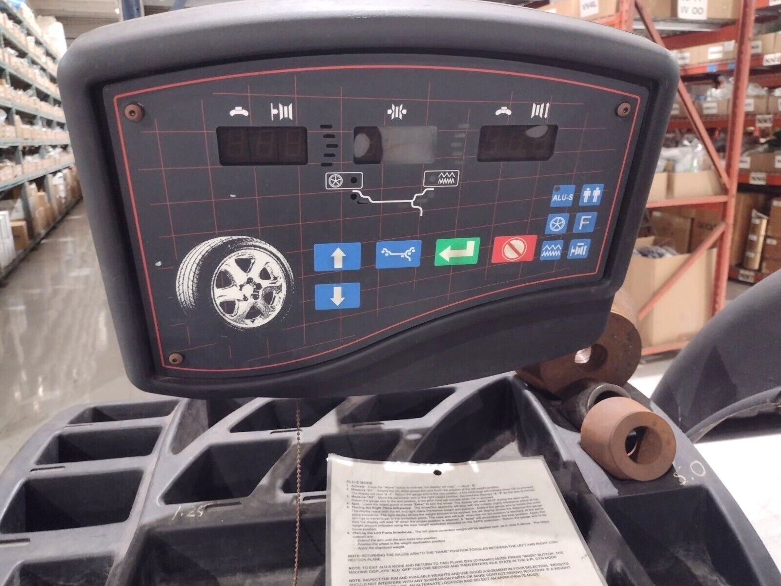 John Bean VPI System III EEWB502A 170-164V 2.4A VPI System 3 Tire Balancer - For parts or not working - Maverick Industrial Sales