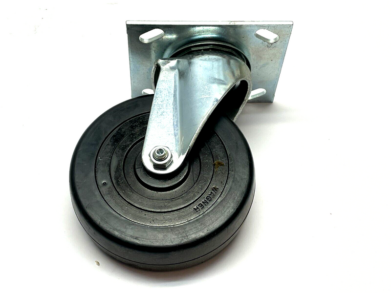 Wagner Swivel Caster 5" Diameter 4-5/8" x 3-3/4" Mounting Plate LOT OF 3 - Maverick Industrial Sales