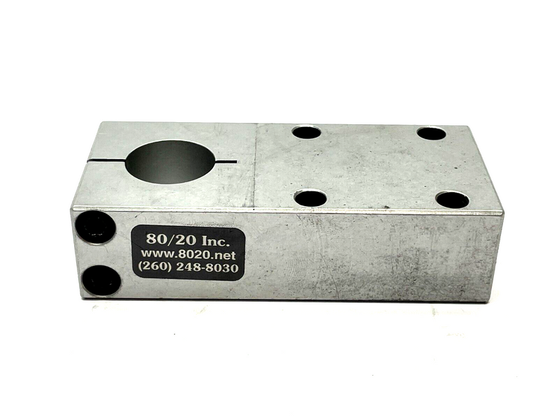 80/20 5425 Single Shaft Pre-Drilled Stanchion Mounting Plate 15 Series 1" - Maverick Industrial Sales