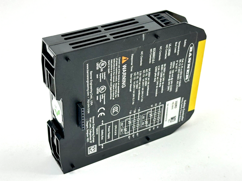 Banner XS2RO Expandable Safety Controller Dual Relay Output Module 85075 - Maverick Industrial Sales