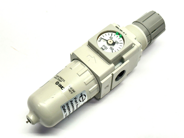 SMC AW20K-N02E-2Z-B Pneumatic Filter Regulator 1/4" NPT - Maverick Industrial Sales