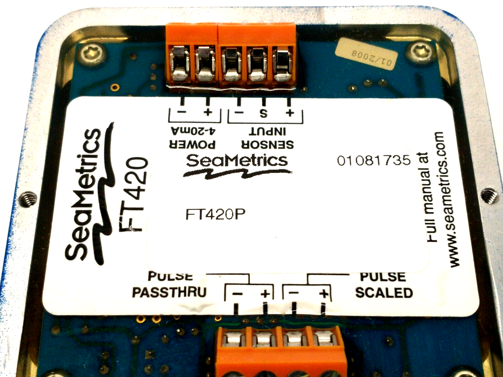 SeaMetrics FT420P Flow Controller Computer Display - Maverick Industrial Sales