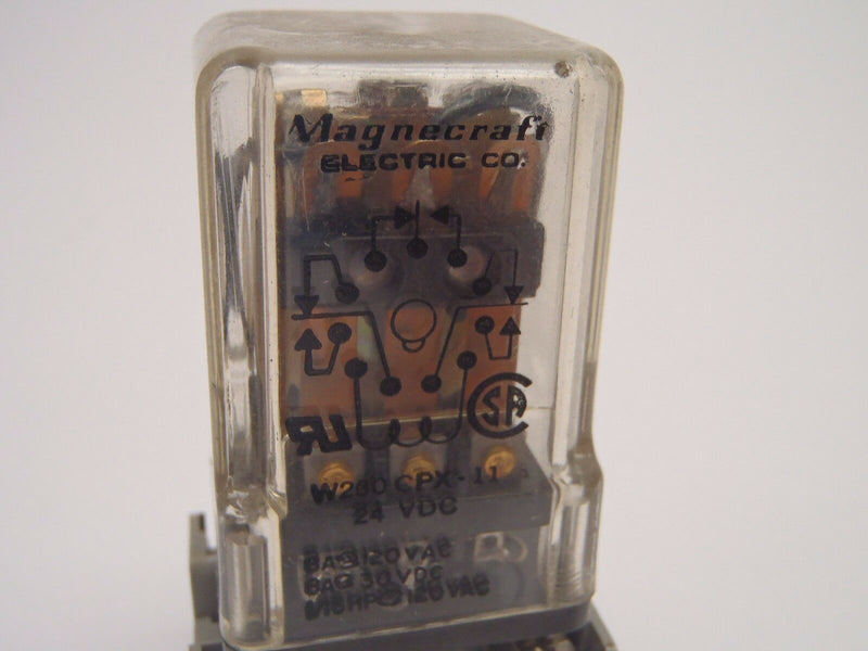Magnecraft W250CPX-11 With Square D NR62 Base - Maverick Industrial Sales