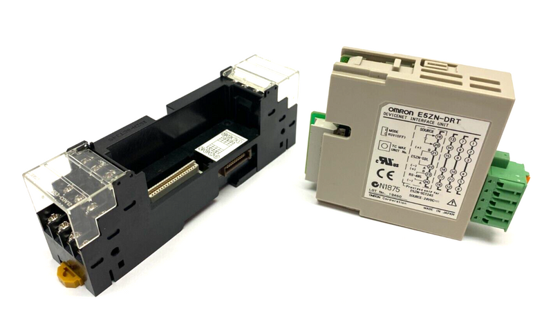 Omron E5ZN-DRT DeviceNet Interface Unit w/ E5ZN-SCT24S-500 Interface Base - Maverick Industrial Sales