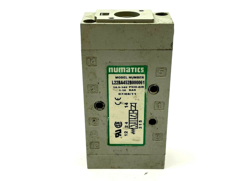 Numatics L22BA452B000061 Pilot Valve 1/4" NPT - Maverick Industrial Sales