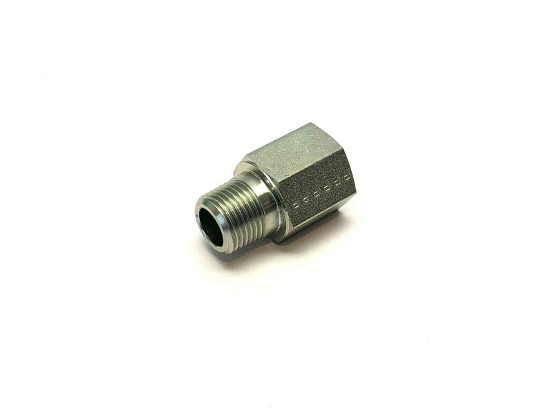 Parker 1/2X1/2F3HGS Pipe Fitting 1/2-14 Male BSPT 1/2-14 Female NPT - Maverick Industrial Sales