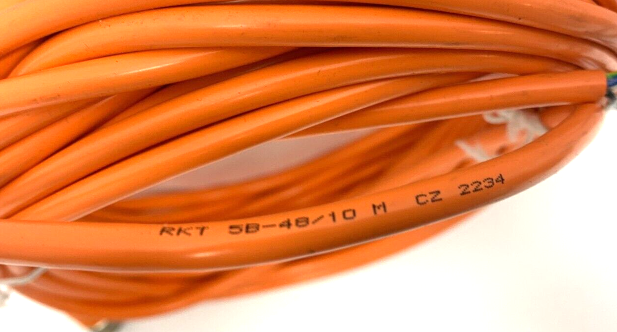 Lumberg Automation RKT 5B-48/10M Female Straight Cable  12-Pole 10 Meter - Maverick Industrial Sales