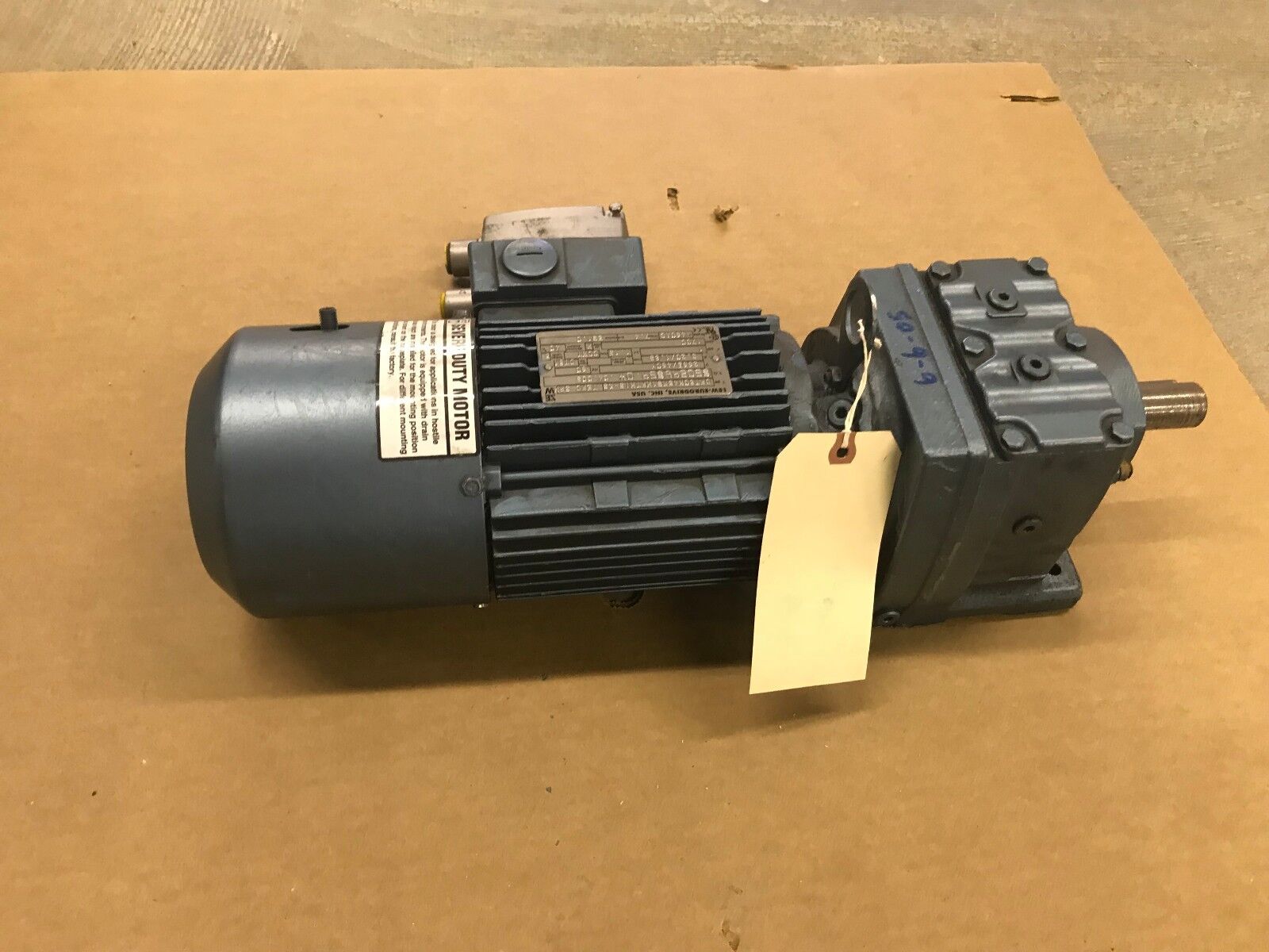 SEW-Eurodrive DFT80N4BMG1HIS-KS 1HP 1700RPM Motor & R37DT80N4BMG1HFTHIS-KS - Maverick Industrial Sales