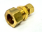 5/8" OD Compression Tube x 3/8" OD Compression Tube Coupling Brass - Maverick Industrial Sales