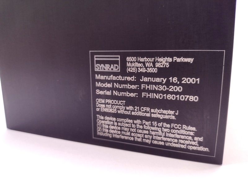Synrad FHIN30-200 Laser Marking Head - Maverick Industrial Sales