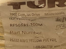 Turck RF50631 Tray Cable 22 AWG 25C Reelfast Yellow PVC Foil 200 Meters - Maverick Industrial Sales