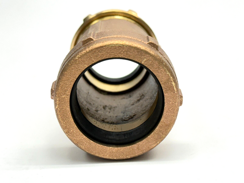 1-1/4" Pipe 1-1/2" Copper Tube Brass Compression Pipe Joining Coupling 5" Long - Maverick Industrial Sales