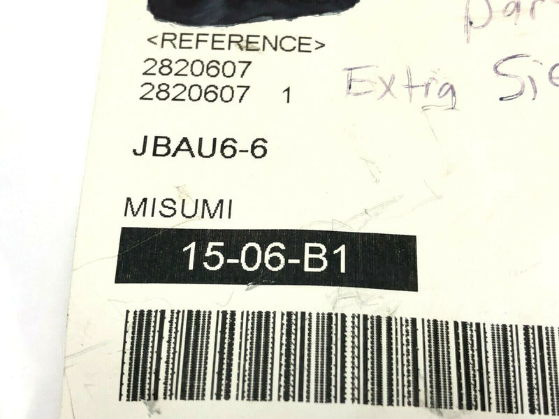 Misumi JBAU6-6 Straight Standard Bushing for Locating Pin - Maverick Industrial Sales