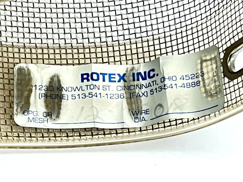 Rotex 5361676 Replacement Screen Filter 12 Mesh .018 Wire 36" Length 21" Width - Maverick Industrial Sales