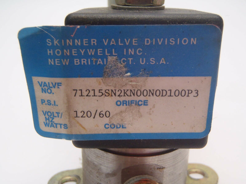 Honeywell Skinner Valve 71215SN2KN00N0D100P3 120/60 NC Solenoid Valve - Maverick Industrial Sales