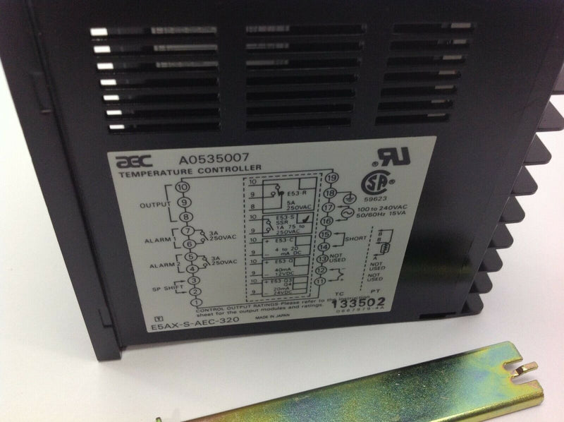 Omron E5AX-S-AEC-320 Temperature Controller Housing E5AX-A - Maverick Industrial Sales