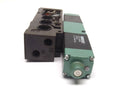 Numatics 082SS515M000061 Mark 8 Double Solenoid Valve W/ Man Block 24 VDC - Maverick Industrial Sales