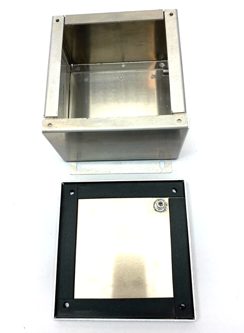 Hammond C3R664ESCNKAL Aluminum Enclosure Junction Box No Knockouts 6" x 6" x 5" - Maverick Industrial Sales