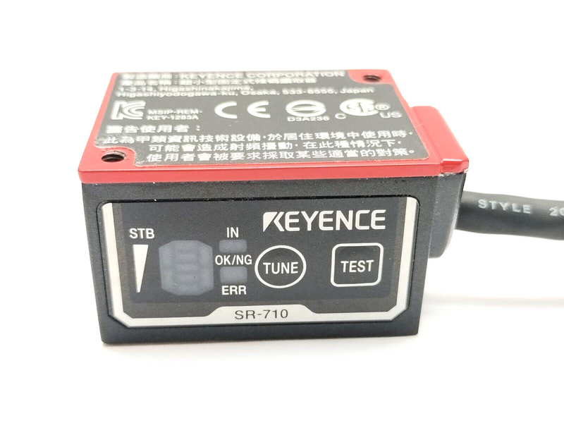 Keyence SR-710 Ultra-compact, Fixed Type Code Reader - Maverick Industrial Sales