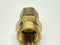 Parker 6FSC6N-B 3/8" Compression Tube x 3/8" FPT Fitting Brass - Maverick Industrial Sales