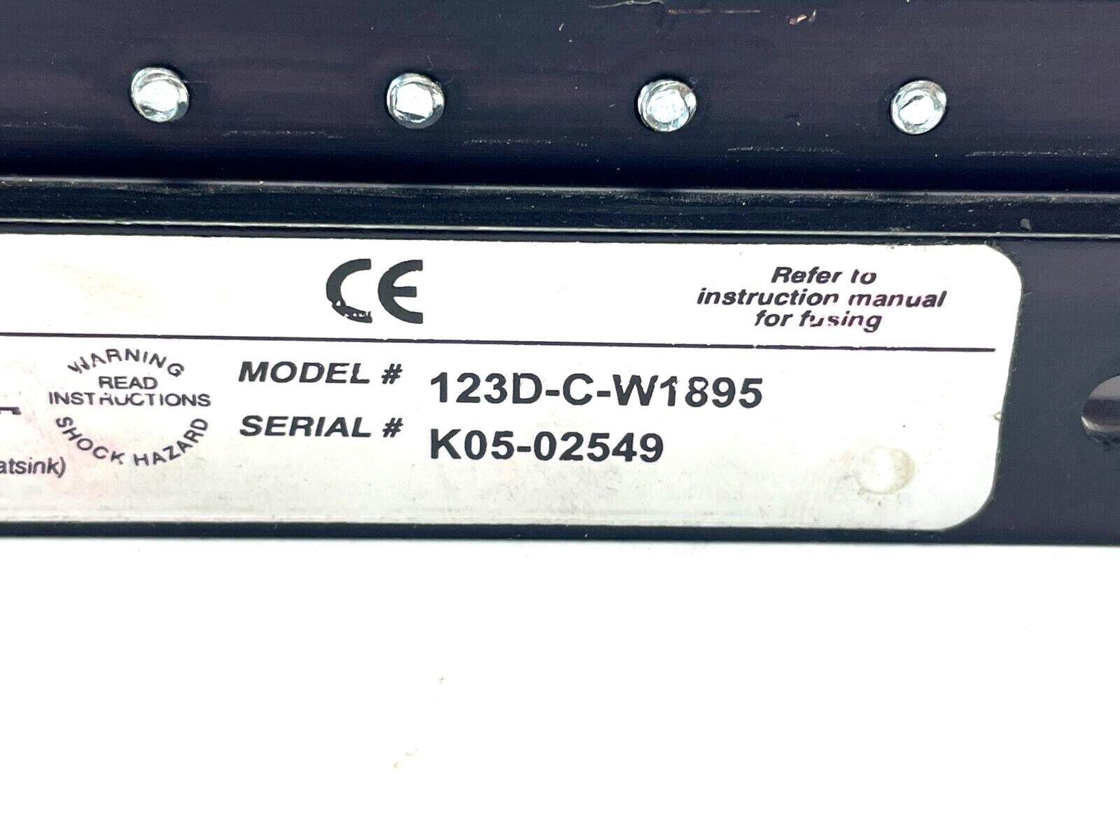 Dart Controls 123D-C-W1895 Variable Speed Control - Maverick Industrial Sales