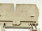 Weidmuller ZDU 4 Terminal Block Dark Beige 1632050000 LOT OF 5 - Maverick Industrial Sales