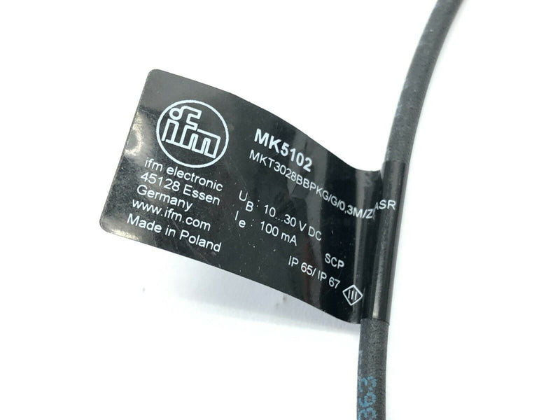 IFM MK5102 T-Slot Cylinder Sensor MKT3028BBPKG/G/0,3M/ZH/ASR - Maverick Industrial Sales
