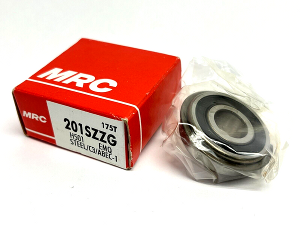 MRC 201SZZG Double Sealed Deep Groove Ball Bearing 12mm ID 32mm OD 10mm W - Maverick Industrial Sales