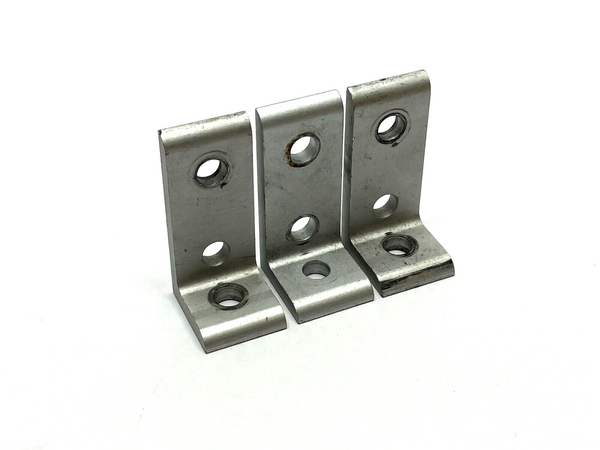 80/20 4250 Slotted Inside Corner Bracket 3 Hole LOT OF 3 - Maverick Industrial Sales