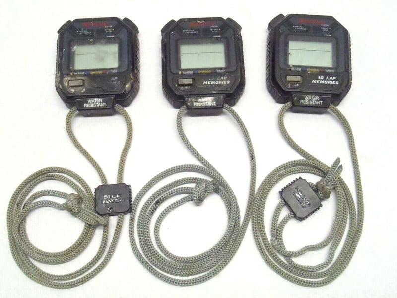 Westward 6JG70A Digital Stopwatches 10 Lap Memory LOT OF 3 - Maverick Industrial Sales