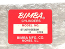Bimba ET-2075-EEB2M Extruded Linear Pneumatic Thruster 20mm Bore 75mm Stroke - Maverick Industrial Sales