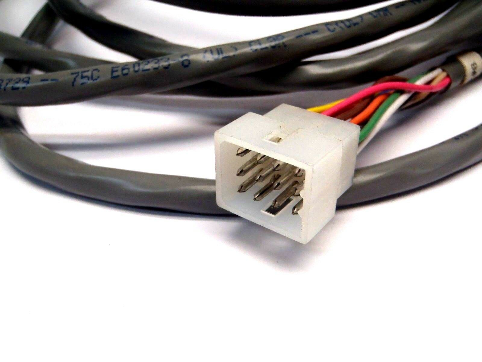 Unbranded 12 Pin Circular to 12-Pin Sqaure Connector 10' Gray 18AWG Cordset - Maverick Industrial Sales