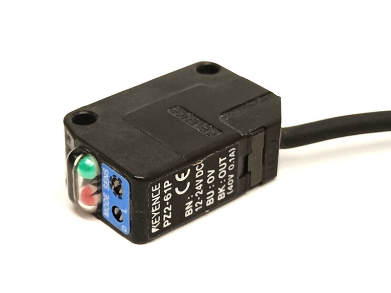 Keyence PZ2-61P Retro-Reflective Photoelectric Sensor Cable Type PNP - Maverick Industrial Sales
